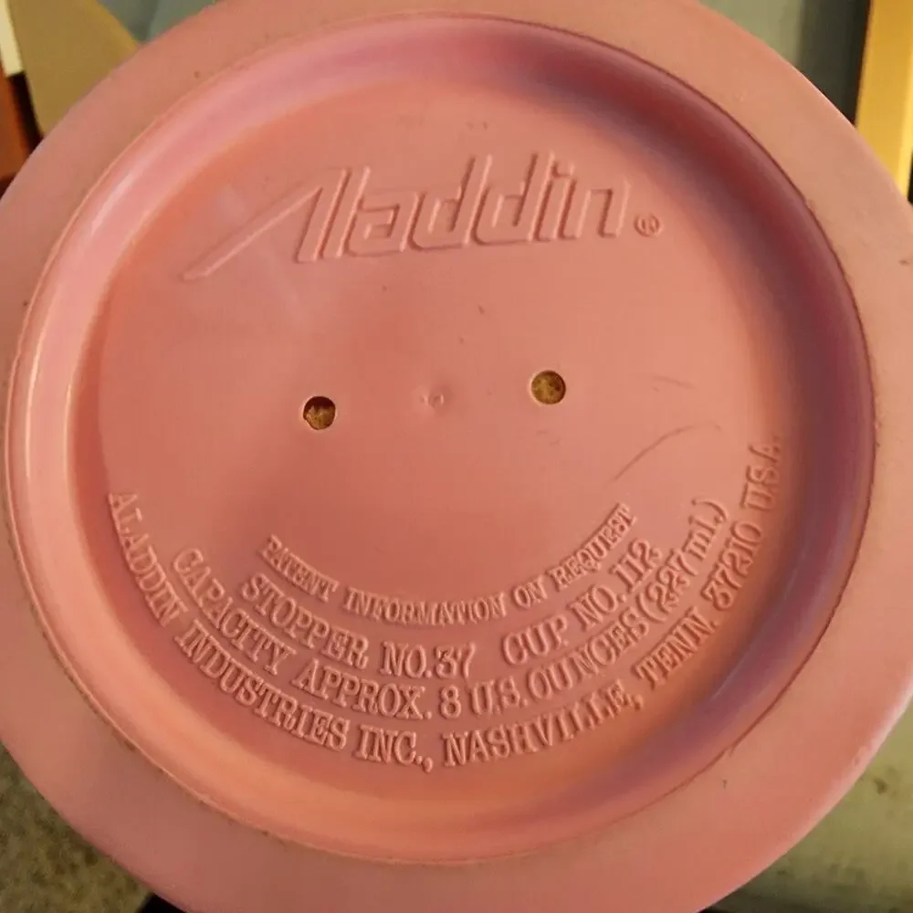 Vintage 1990 Cabbage Patch Aladdin 8 oz Thermos Pink Awesome Condition